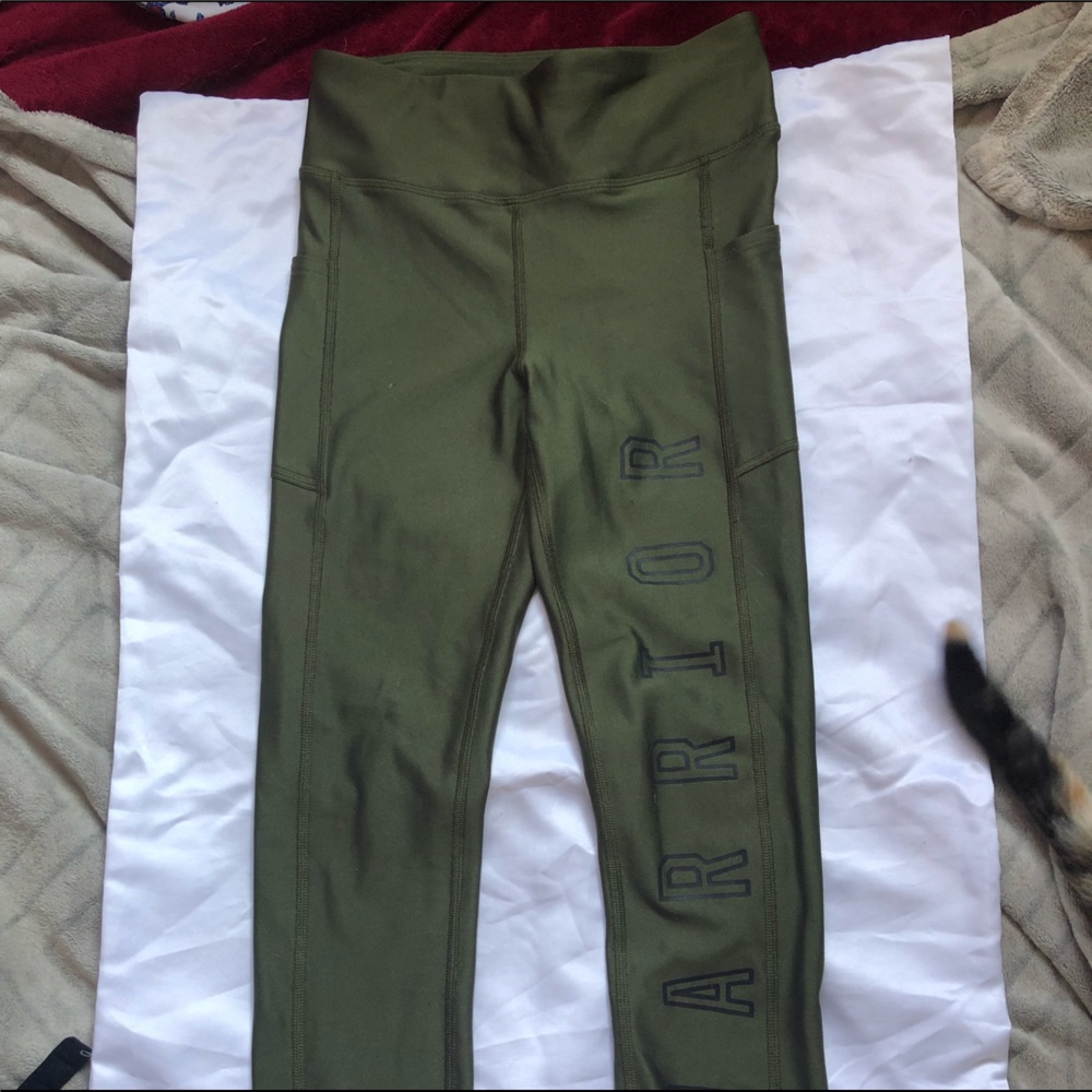 cute army green under armour tights
